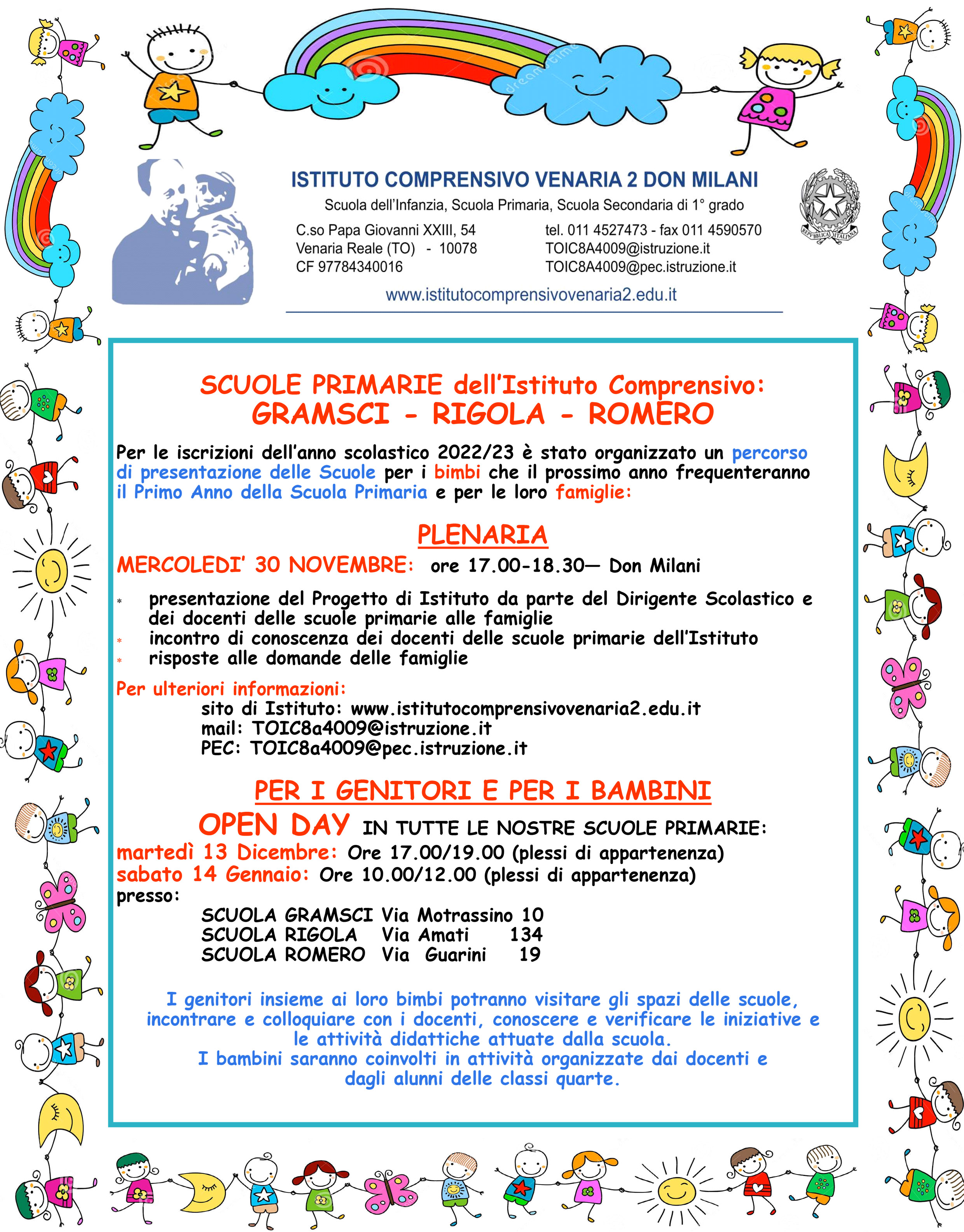 open day primaria